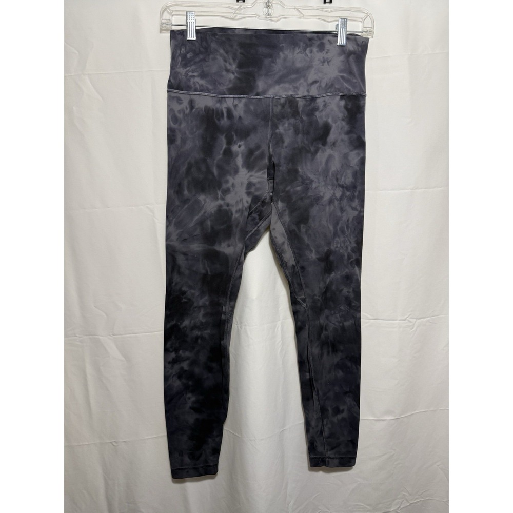 Lululemon Align High Rise Leggings Diamond Dye Pitch Grey Graphite Grey Size 12